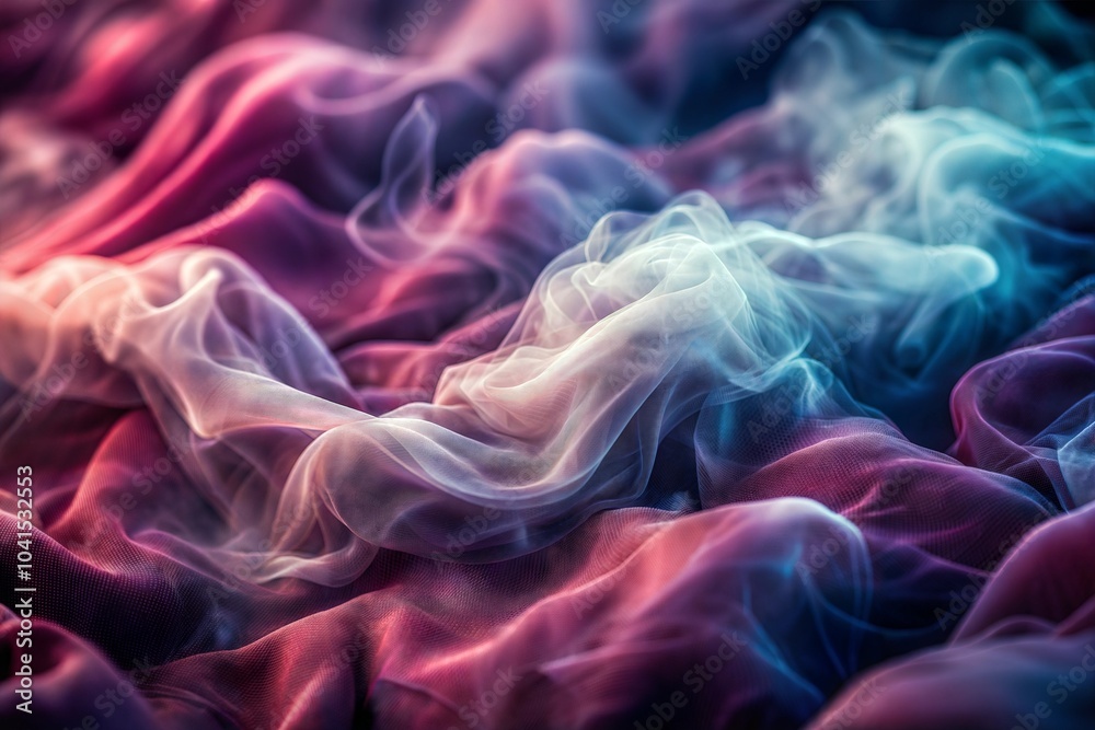 Canvas Prints gradient smoke swirls in vibrant abstract photograph with smoke texture