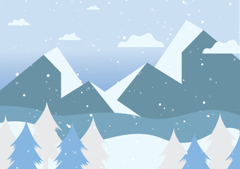 winter background to welcome christmas