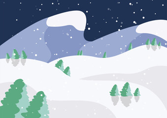 winter background to welcome christmas