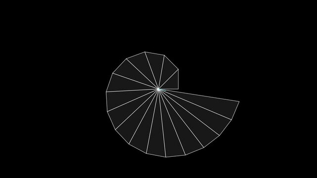 Animation of theodorus spiral