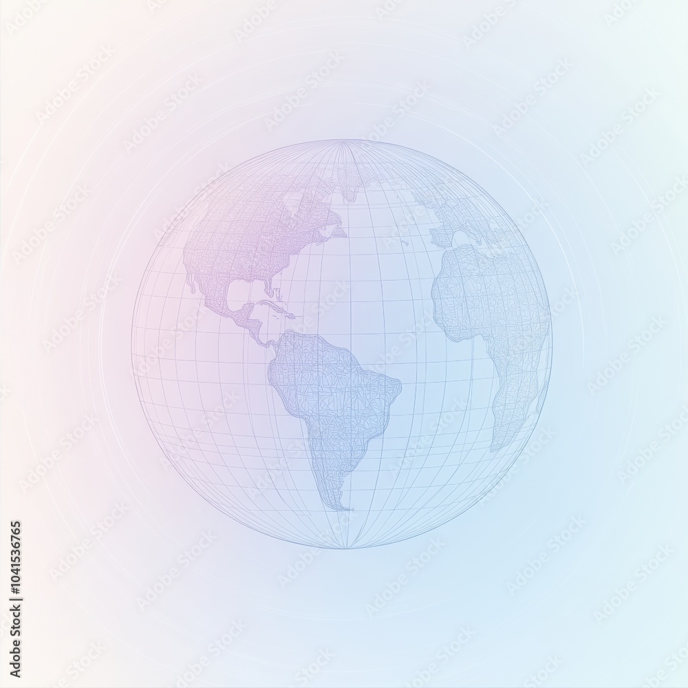 Aufkleber a simple outline of a globe emphasizes the theme of international travel and global connections, cra