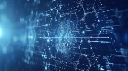 Obraz premium The Heart of Technology: A Digital Representation of Life's Essence