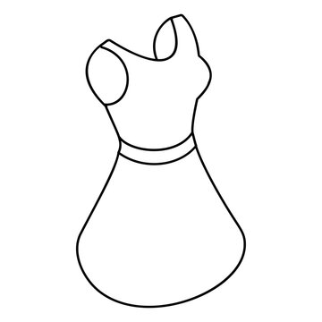 recommend clip art: frock with applique isometric outline concept, Homemade Babygirl Tuk vector icon, custom tailoring symbol, Made-to-measure clothing sign,Sewist materials stock illustration