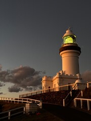 Lighthouse on sunset