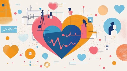 The Heart of Technology: A Digital Representation of Life's Essence