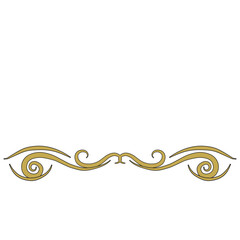Golden Swirl Divider 