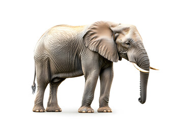 Obraz premium Elephant isolated on white background