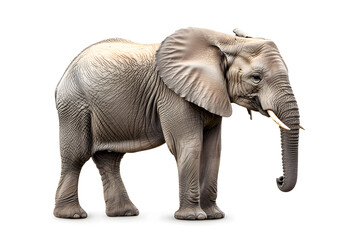 Obraz premium Elephant isolated on white background