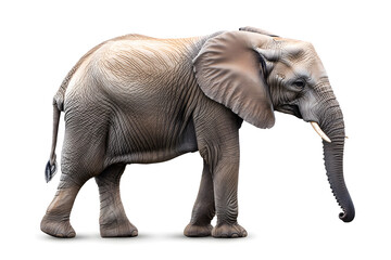 Fototapeta premium Elephant isolated on white background