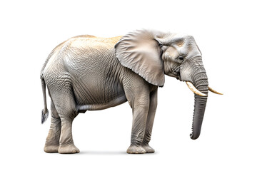 Obraz premium Elephant isolated on white background