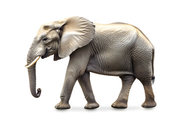 Obraz premium Elephant isolated on white background
