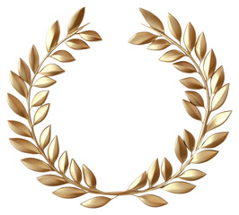 PNG Gold laurel wreath design gold accessories.