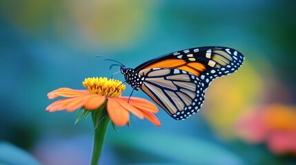 Fototapeta premium Monarch Butterfly on a Flower