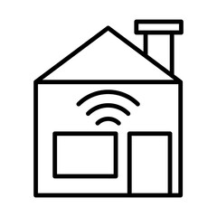 Smart Home Device line icon