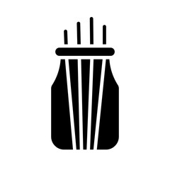 Pasta Jar glyph icon