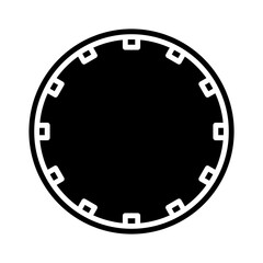 Timing Belt glyph icon