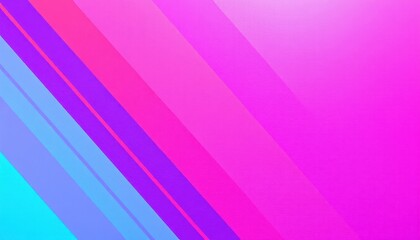 Fototapeta premium A mesmerizing dance of colors unfolds in this abstract geometric design, featuring dynamic diagonal stripes in soothing pink and vibrant blue hues. An enchanting blend of lines 