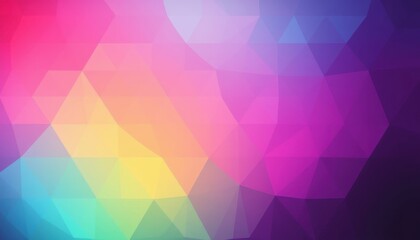 Obraz premium Vibrant Geometric Harmony An intricate tapestry of colorful abstract shapes intertwines, creating a mesmerizing visual rhythm that captivates the eye with its dynamic energy and depth.