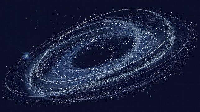 An iconic depiction of a ring-shaped galaxy