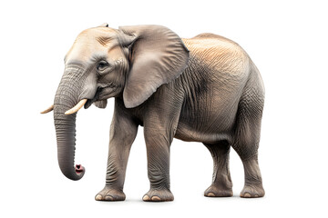 Obraz premium Elephant isolated on white background