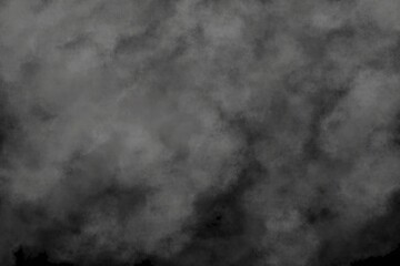 A dramatic and atmospheric black and white texture resembling a stormy sky filled with swirling clouds, a smoky and textured effect, ideal for adding text or other design elements