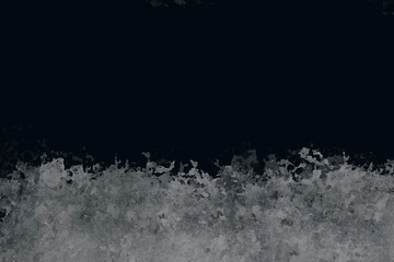 A dramatic and textured abstract background featuring a chaotic blend of black, white, and gray hues. Dark background ideal for adding text or other design elements