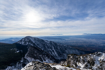 厳冬期の黒斑山