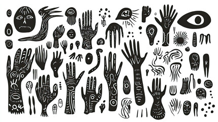 Background Doodles Variety of styles