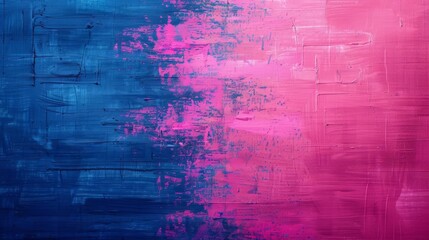 Obraz premium Abstract blue and pink painted background texture.
