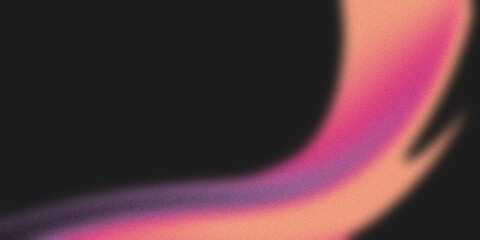 A vibrant, grainy gradient lights up a dark background