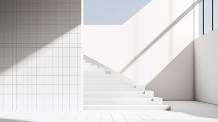 Obraz premium 3d render of a corridor