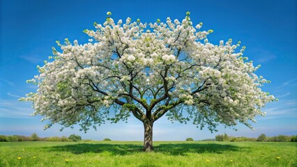 Fototapeta premium beautiful blooming apple tree