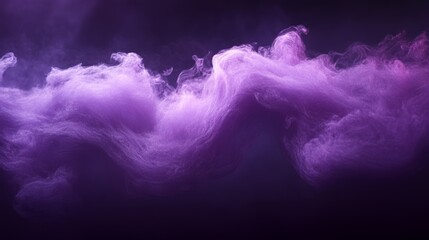 Purple Smoke Abstract Background   Glowing Fog  Vapor  Mist Texture