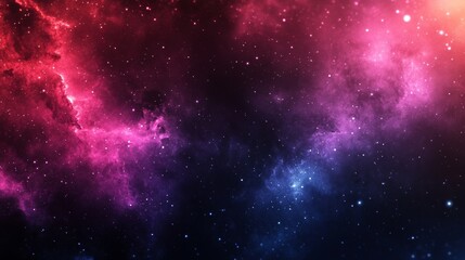 Cosmic Nebula Background   Pink and Blue Galaxy Starscape