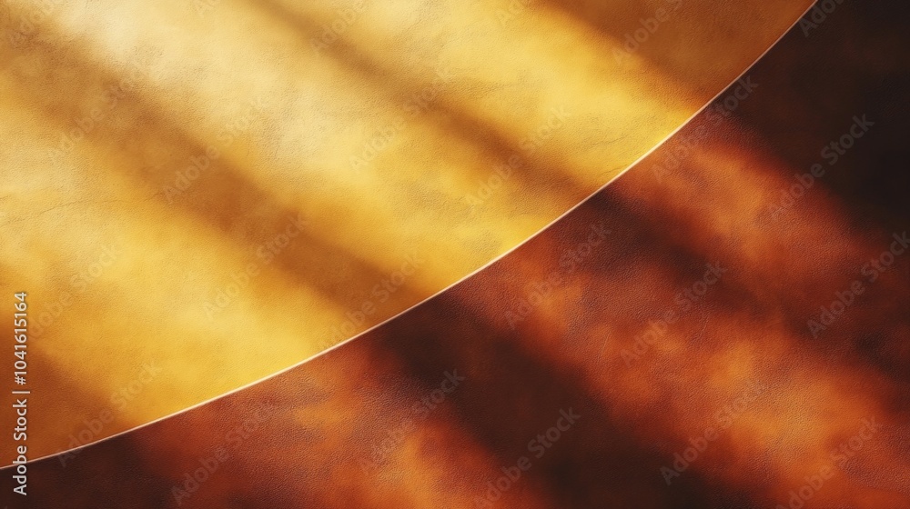 Poster a tan and brown carpet with a shadow on it