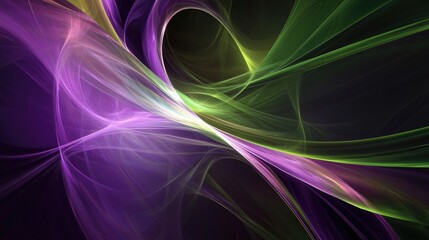 Fantasy abstract background featuring shades of purple and green