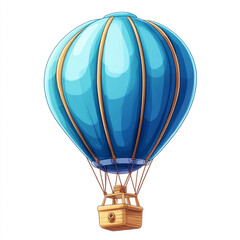 Obraz premium illustration of hot air balloon in the sky