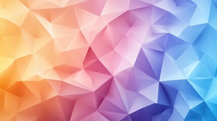 Fototapeta premium Low Polygon Triangle Pattern Backdrop