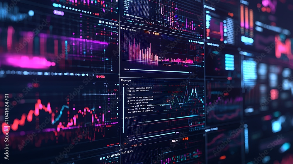 Fototapete Exploring the transformative impact of ai on traditional finance a deep dive into data visualization and market dynamics