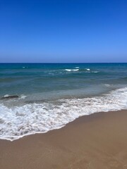 waves on the beach