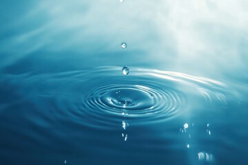 Ripple Effect of Water Droplet on Surface