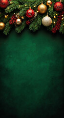 Festive Christmas Branches with Ornaments: Perfect for Holiday Marketing, Greeting Cards, and...