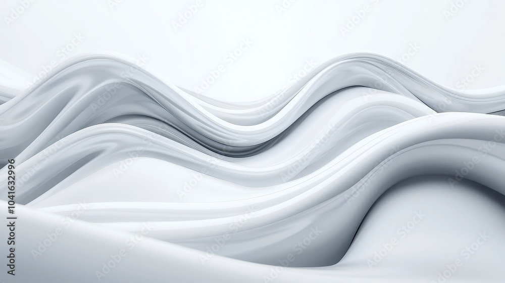 Poster abstract waves in motion, a mesmerizing display of flowing curves, creating a dynamic visual rhythm 
