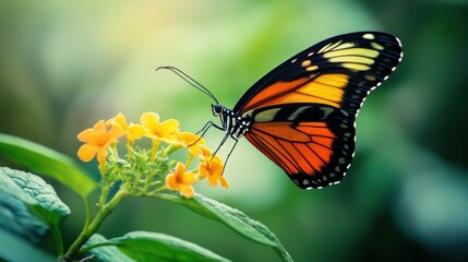 Fototapeta premium Monarch Butterfly on a Flower