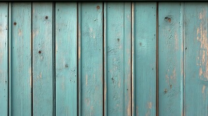 Fototapeta premium Pastel mint green panelled wall background with wide vertical boards and delicate texture perfect for airy and fresh spaces like kitchens or modern living rooms