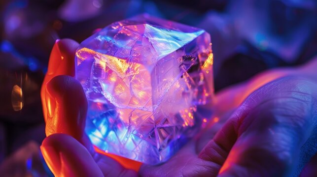 A glowing crystal purported to contain traces of exotic matter from another dimension defies all known laws of physics.