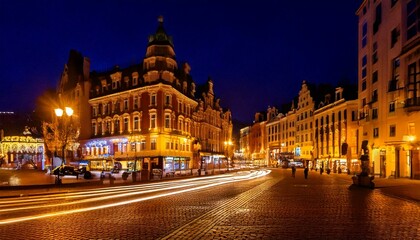 Obraz premium Halloween and the bright streets 