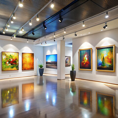 modern interior with tv