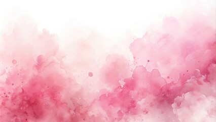 Fototapeta premium Delicate watercolor background in pink and peach tones