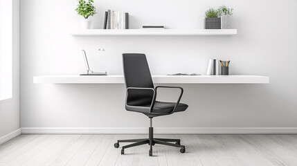 Kitchen island in a contemporary minimalist design, featuring light wooden accents and metal-framed bar stools